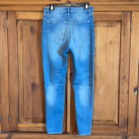 H&M Light Blue High Rise Cotton Viscose Jeans-Pants Sz. 6 - Picture 2 of 10